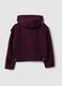 Purple hooded jacket with press-stud fastening_6