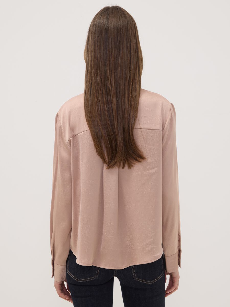 Pink regular-fit shirt with classic collar_3