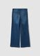 Blue bootcut stretch-cotton jeans_2