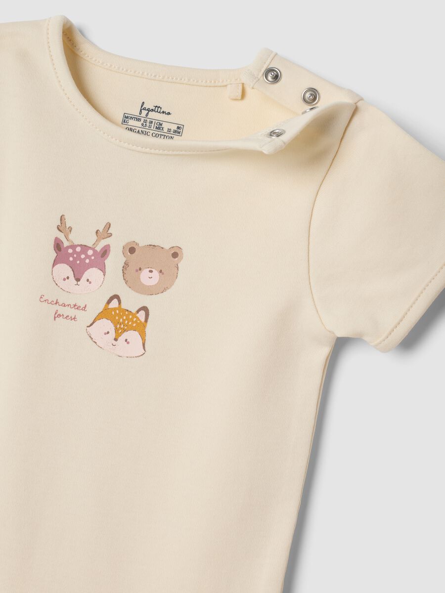 3-pack Multicolour Organic Cotton Crew-Neck Bodysuits_2