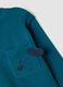 Green pure organic cotton crew-neck T-shirt with chest pocket for baby boy_3