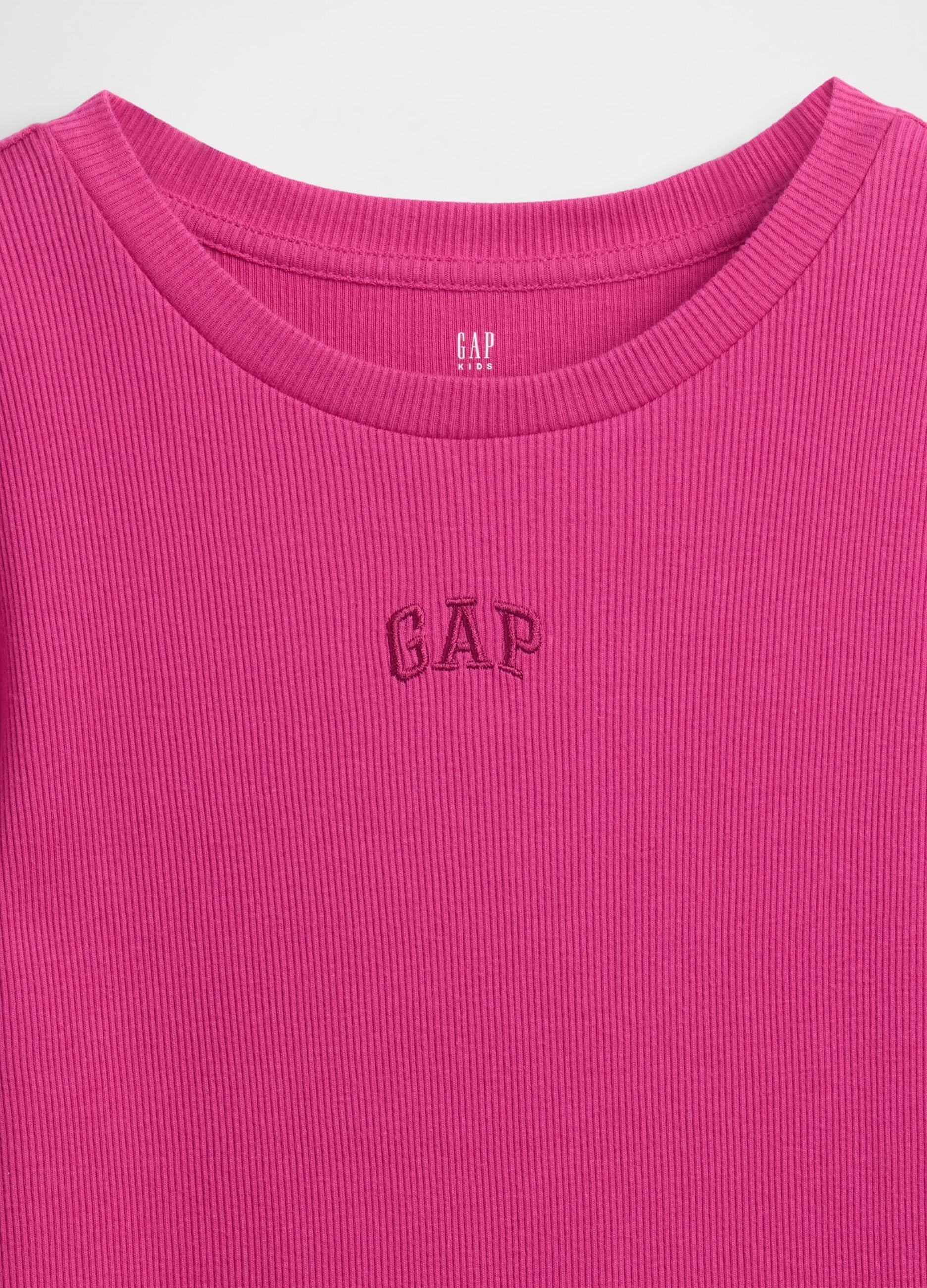 Cotton Long Sleeve Pink T-shirt