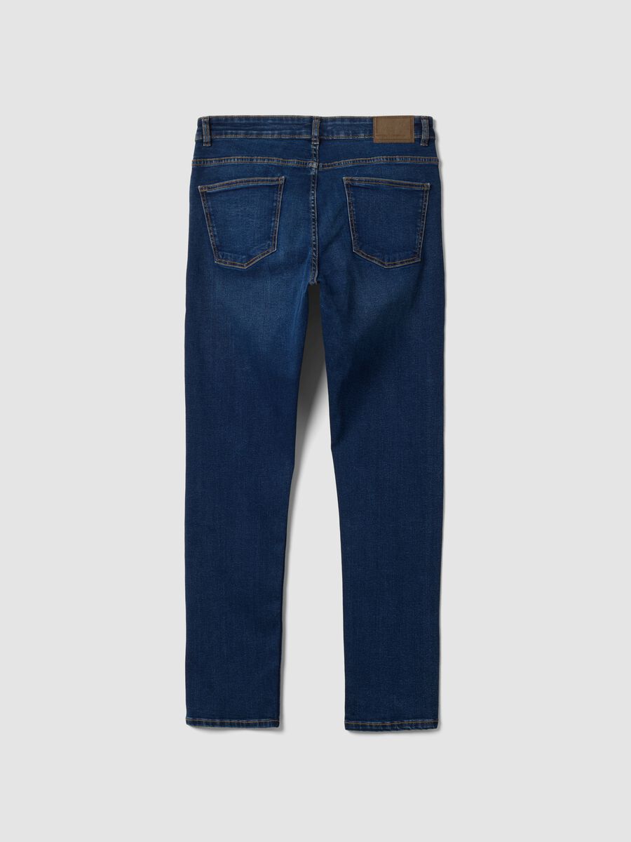 Blue stretch-cotton denim skinny-fit jeans_5