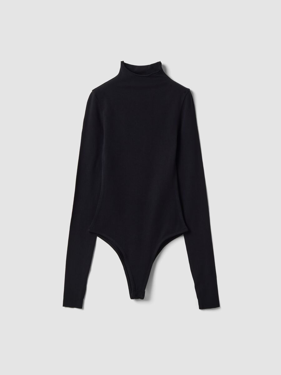 Black Mock-Neck Bodysuit_1