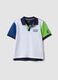 Multicolour short-sleeve stretch cotton polo shirt_0