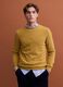 Yellow pure lambswool crew-neck jumper, regular fit_0