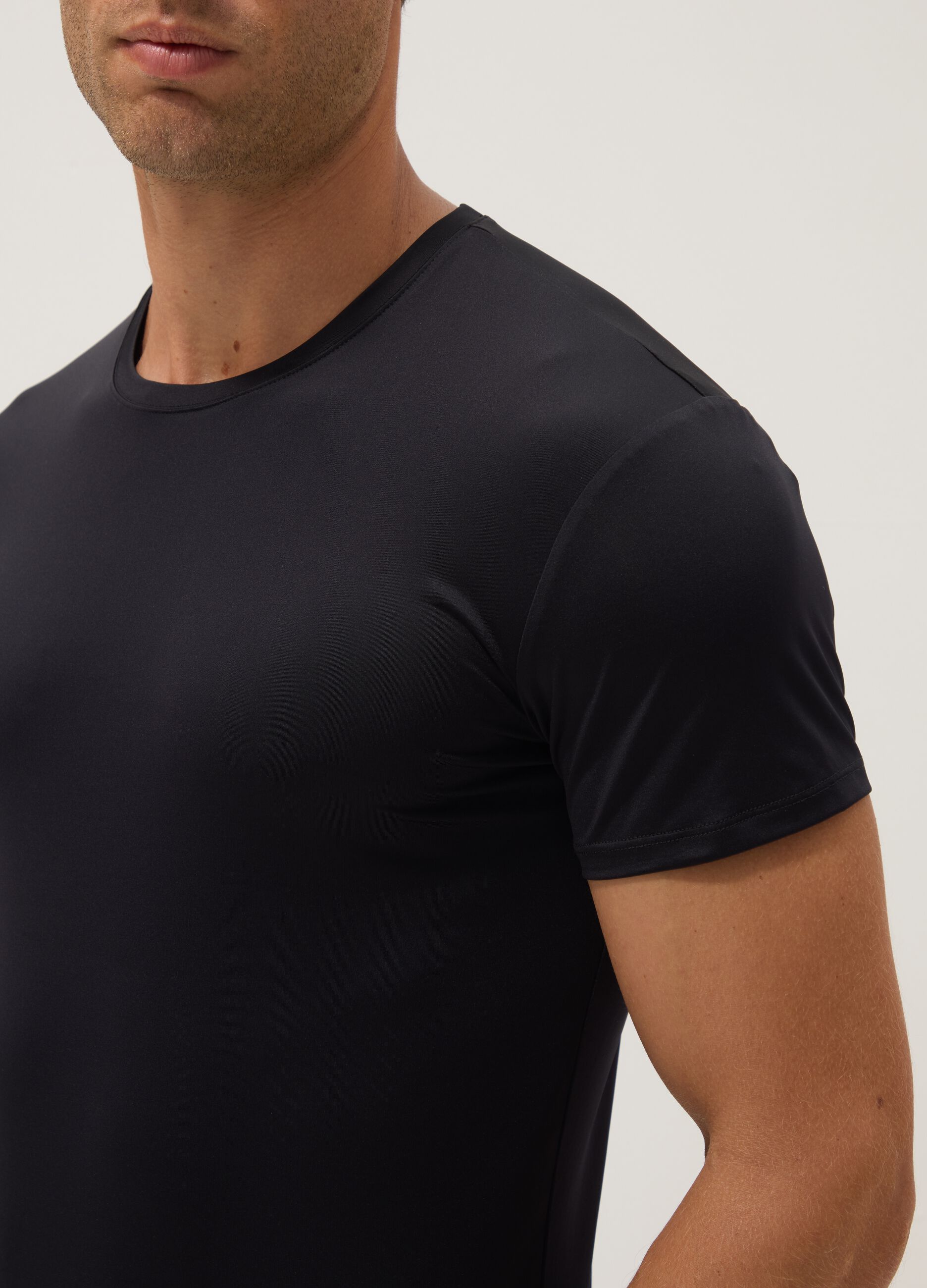 2-pack of blue stretch T-shirts