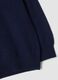 Maglia blu in pura lana a maniche lunghe regular fit_1
