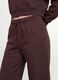Brown cotton-blend jogger trousers with elasticated waist, regular fit_2