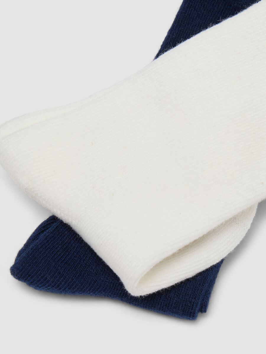 3-pack of multicolour long socks in stretch organic cotton_1