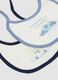 Bipack bavaglini bianco azzurro chiaro blu navy in puro cotone organico_1