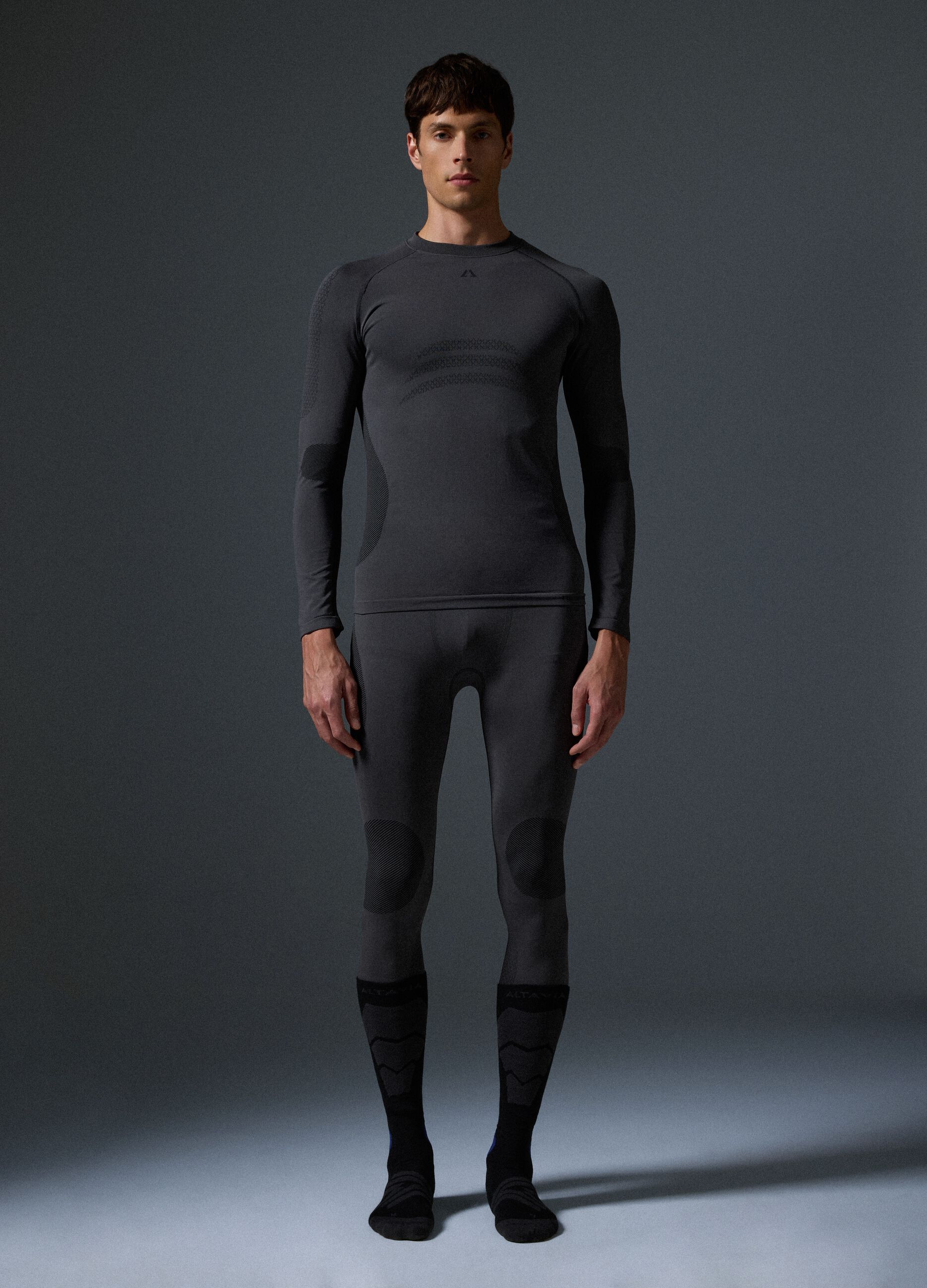 Seamless Thermal 2-Way Stretch Leggings ALTAVIA WITH DEBORAH COMPAGNONI