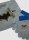 Grey Batman hat, neck warmer and gloves set_1