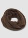 Blue and brown stretch wool scarf_1