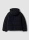 Reversible padded blue hooded jacket_1