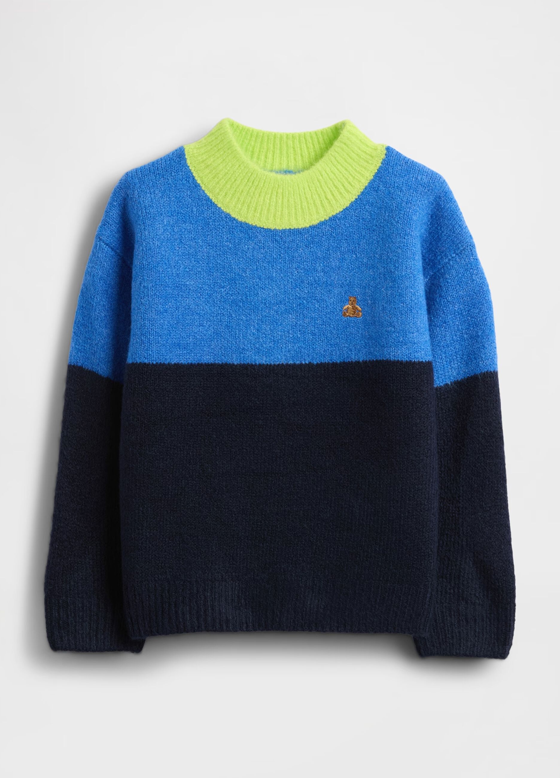 Multicolour stretch fabric jumper for children