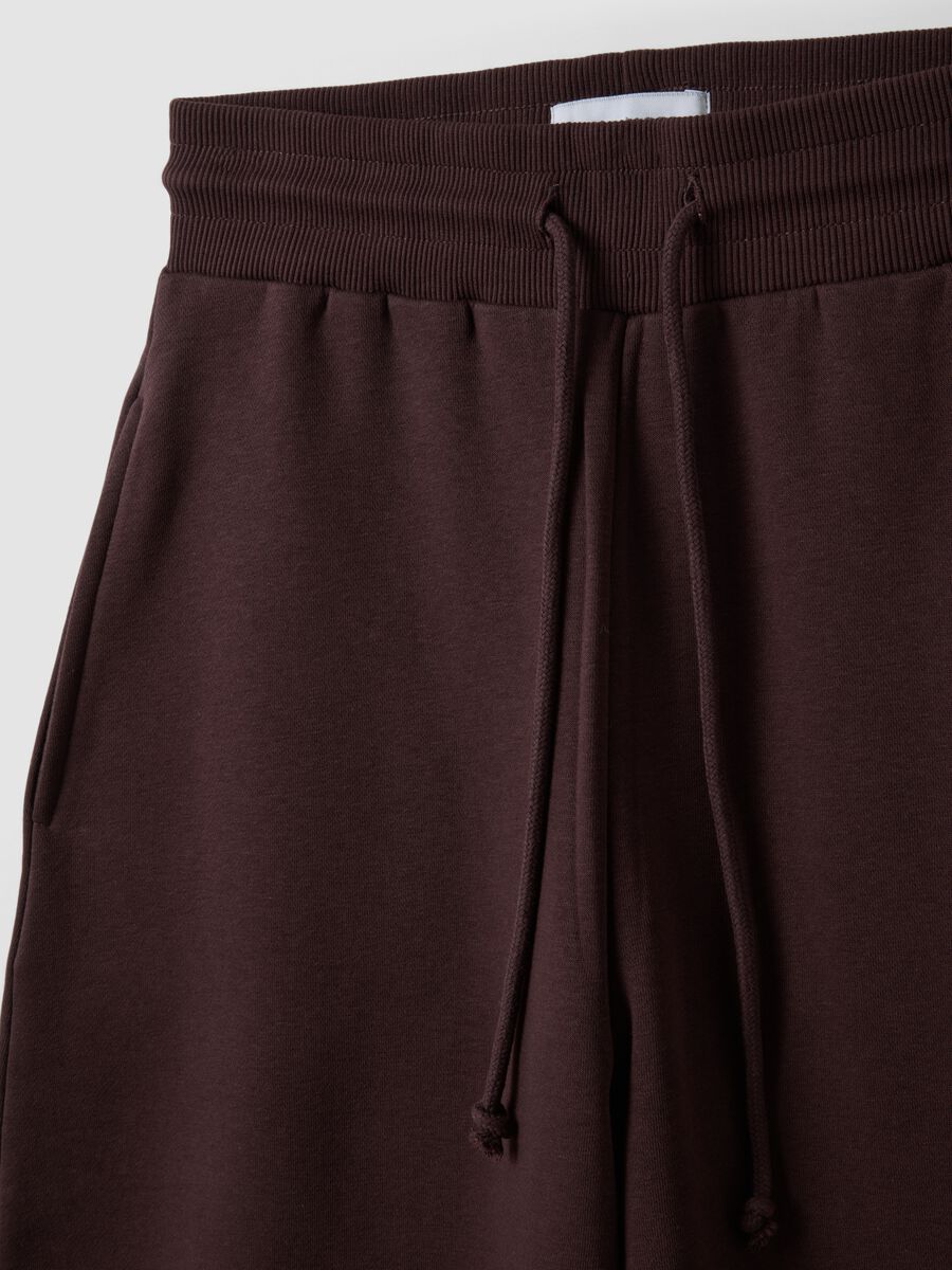 Purple cotton-blend baggy-fit jogger trousers_5