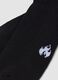 Black sports socks in stretch cotton_2