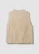 White oversized wool-blend sherpa gilet_1
