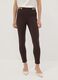 Brown Milano stitch skinny-fit leggings in stretch viscose_1