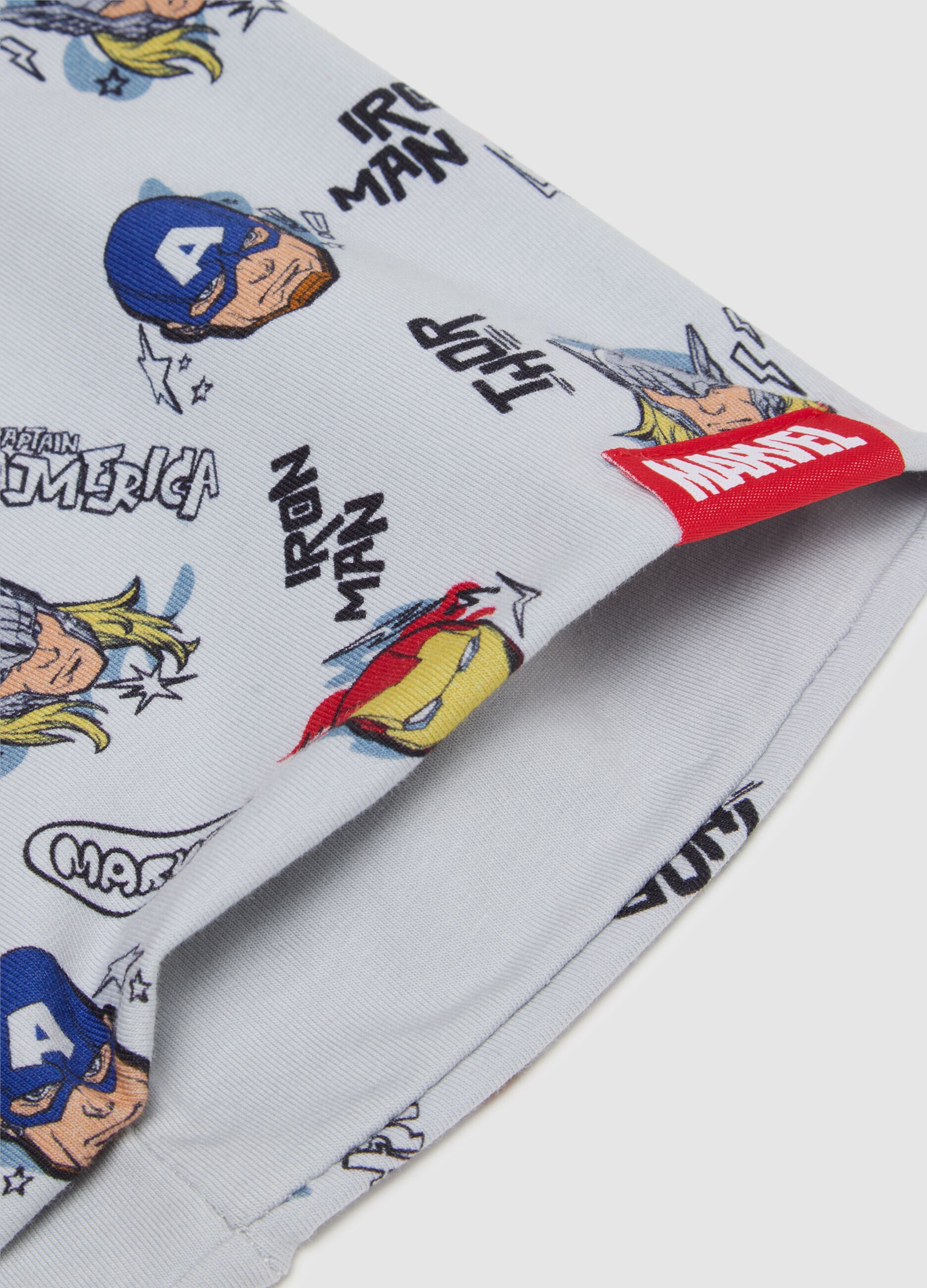 Children's Multicolor Stretch Cotton Neck Warmer with Print