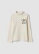 Grey organic cotton roll-neck T-shirt_0