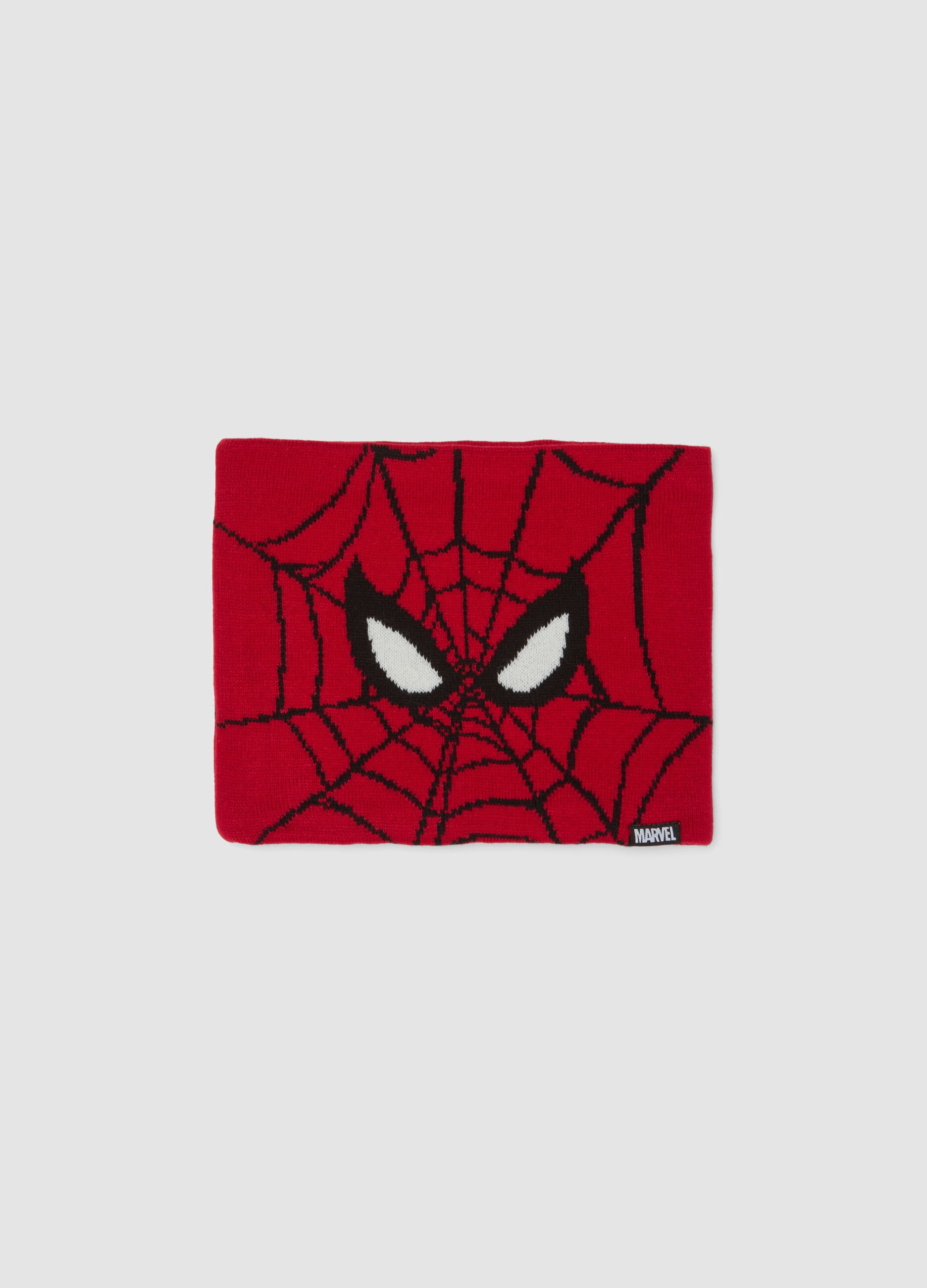 Red MARVEL Spider-Man Print Scarf