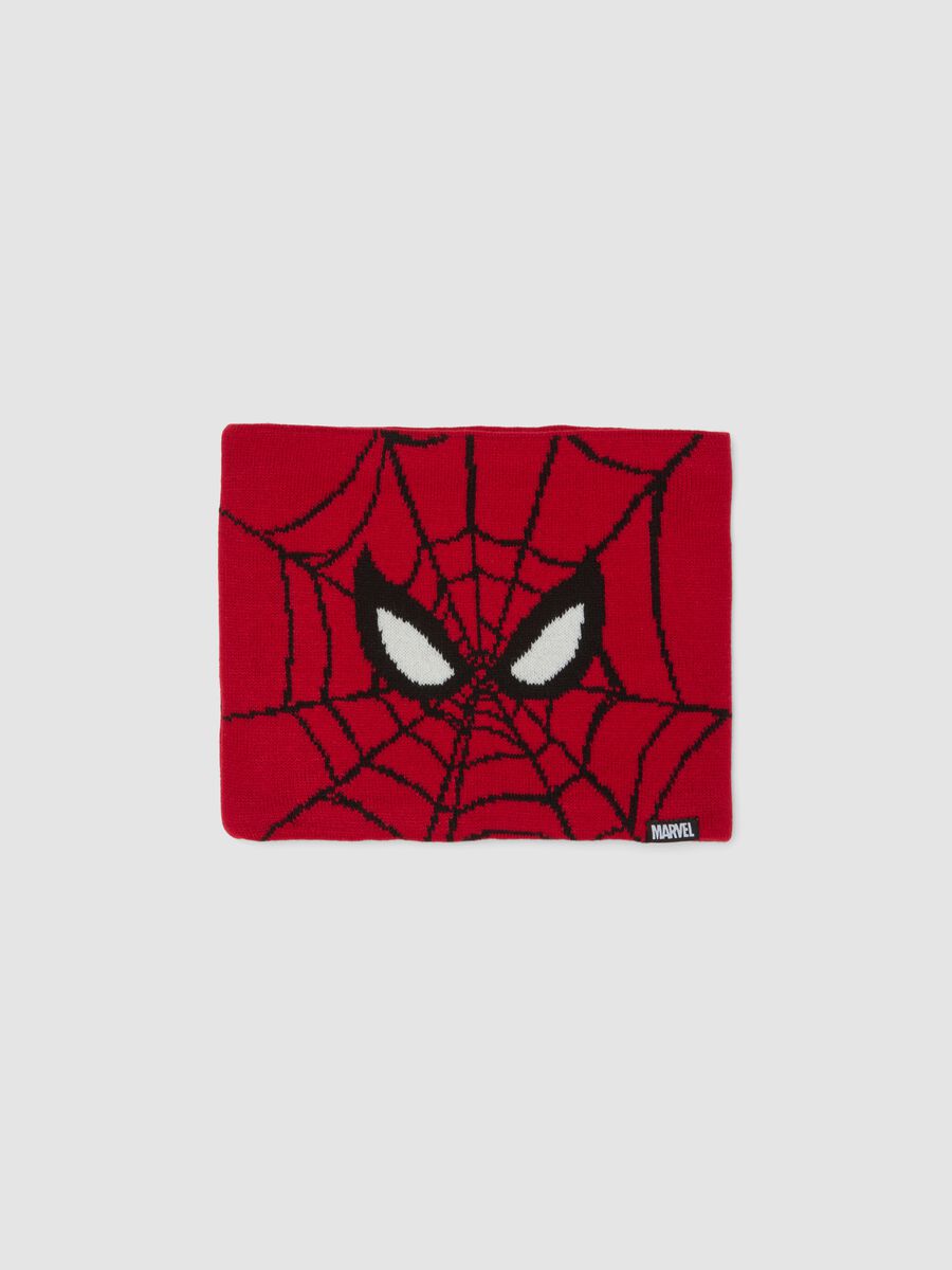 Red MARVEL Spider-Man Print Scarf_0