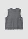 Grey marl wool-blend crew-neck vest_2