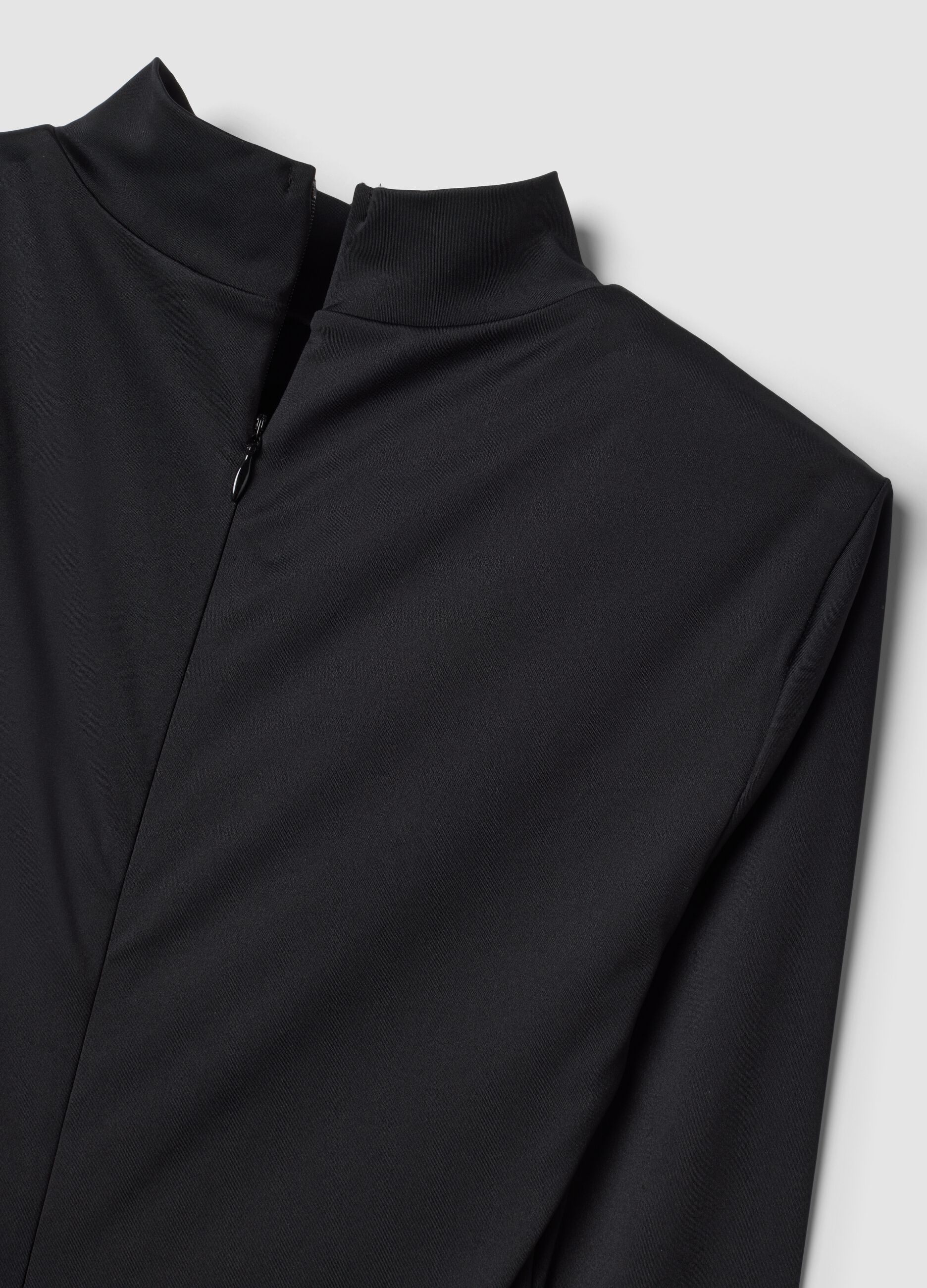 Black Cut-Out Bodysuit