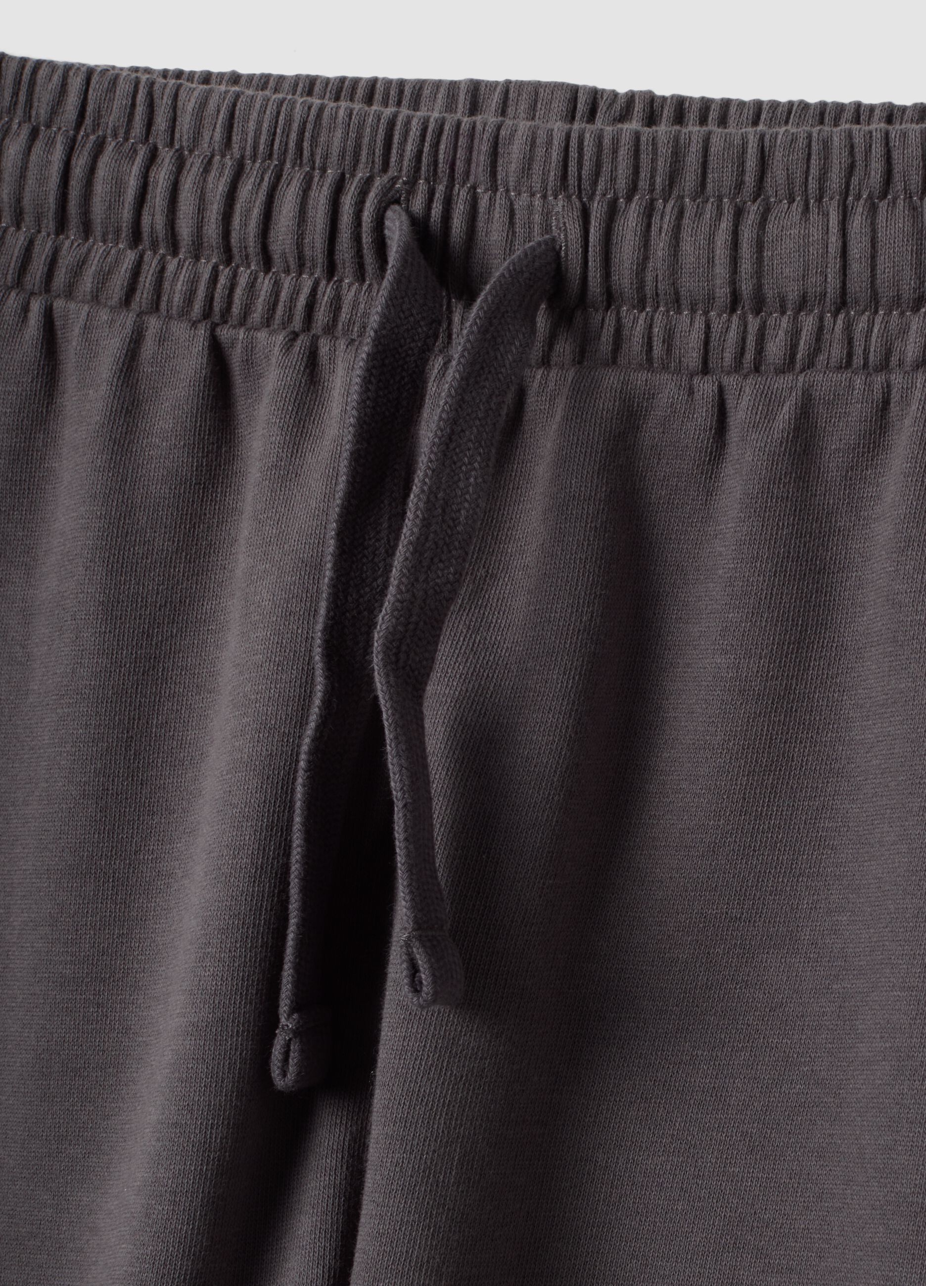 Pantaloni jogger grigi in puro cotone organico