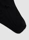 3-pack of black mid-calf socks in stretch organic cotton_1