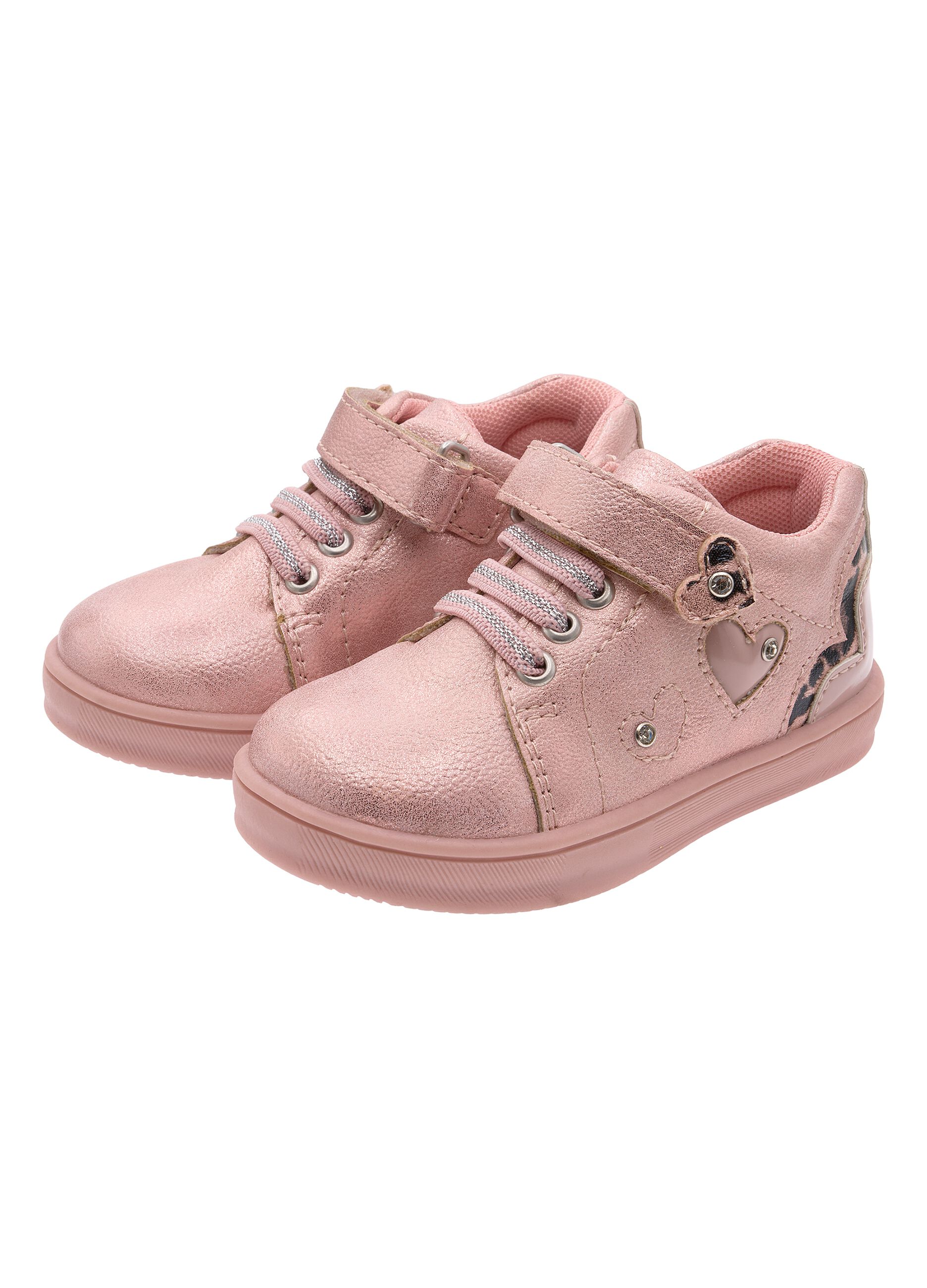 Pink Chicco trainers with velcro fastening