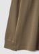 Brown pure cotton crew-neck T-shirt_1
