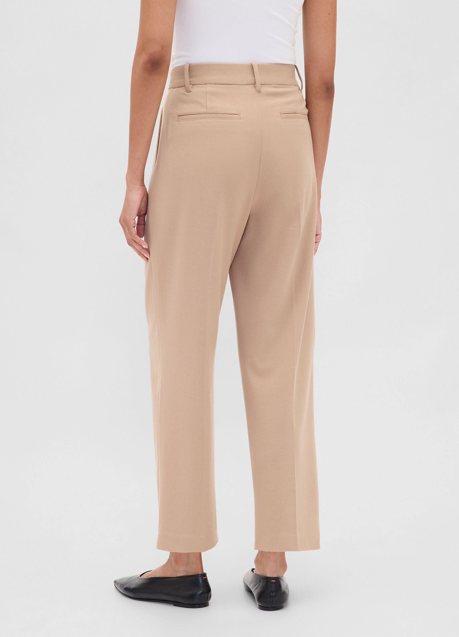 Beige Stretch Trousers