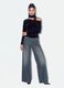 Jeans denim blu super wide leg in puro cotone_4