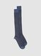 Long denim socks in stretch cotton_0