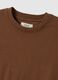 Brown pure cotton T-shirt_5