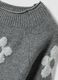 Grey wool-blend jumper with floral pattern, regular fit_5