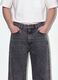 Jeans denim grigi flare fit in puro cotone_3