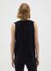 Black oversized pure viscose blouse_2
