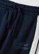 Blue cotton-blend tracksuit with crew neck_3