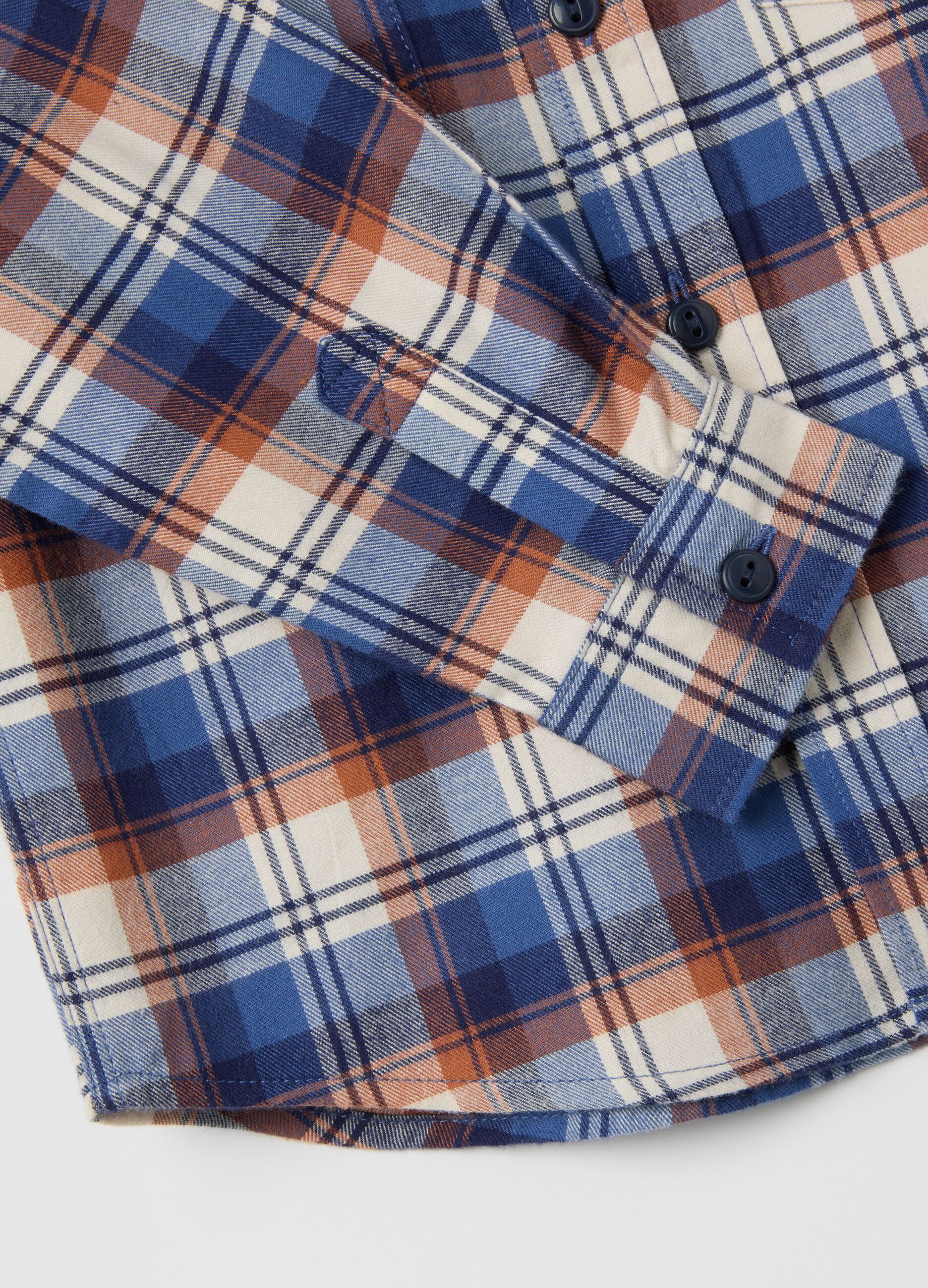 Boys' multicolour pure cotton shirt regular fit