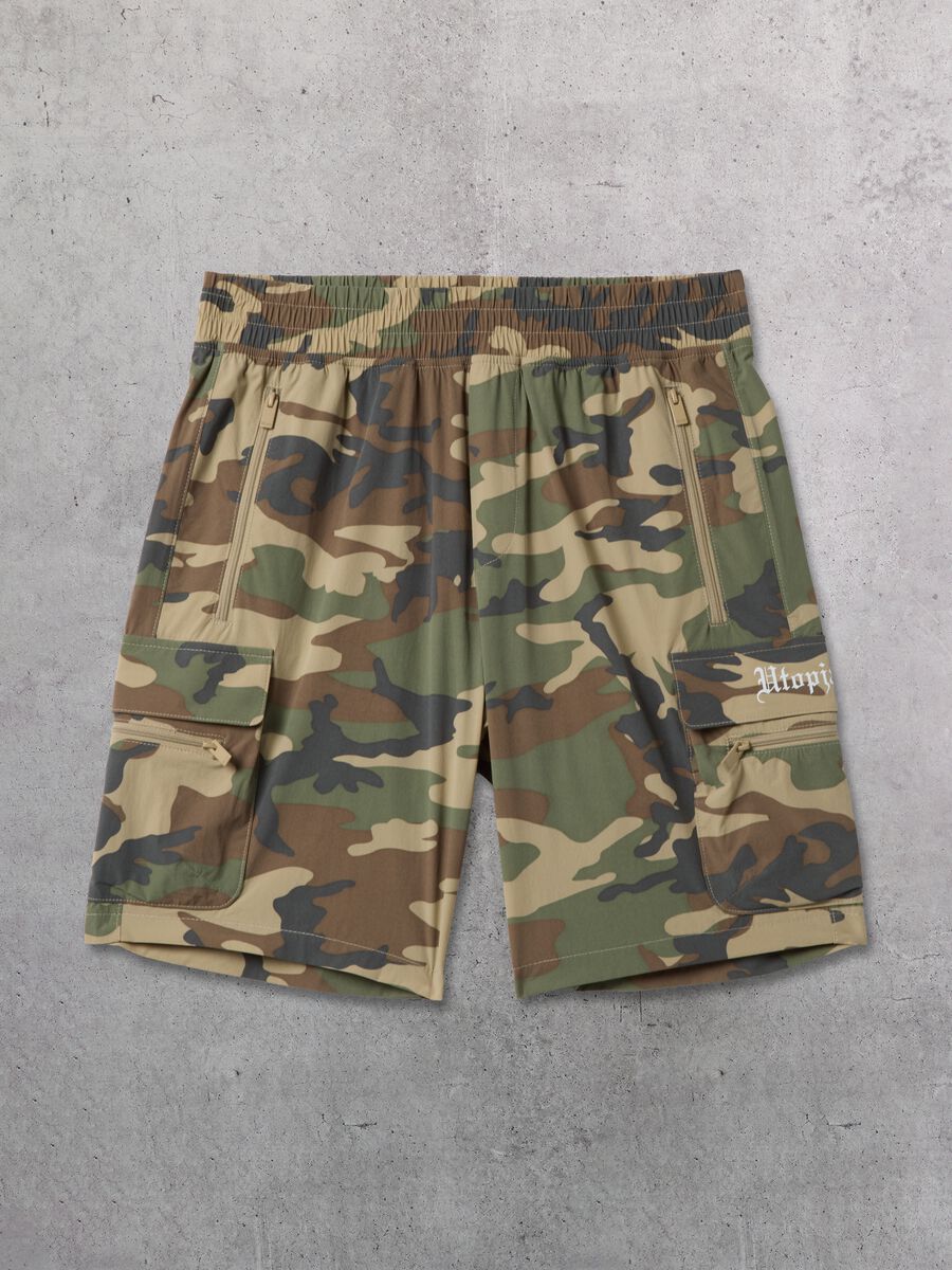 Kombat Active Camo Cargo Shorts_1