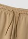 Beige pure cotton tracksuit with crew-neck sweatshirt_3