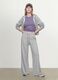 Grey baggy-fit pure cotton jogger trousers_0