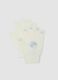 Light beige Frozen print gloves_0