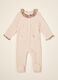 IANA baby girl stretch viscose-blend tricot romper_0