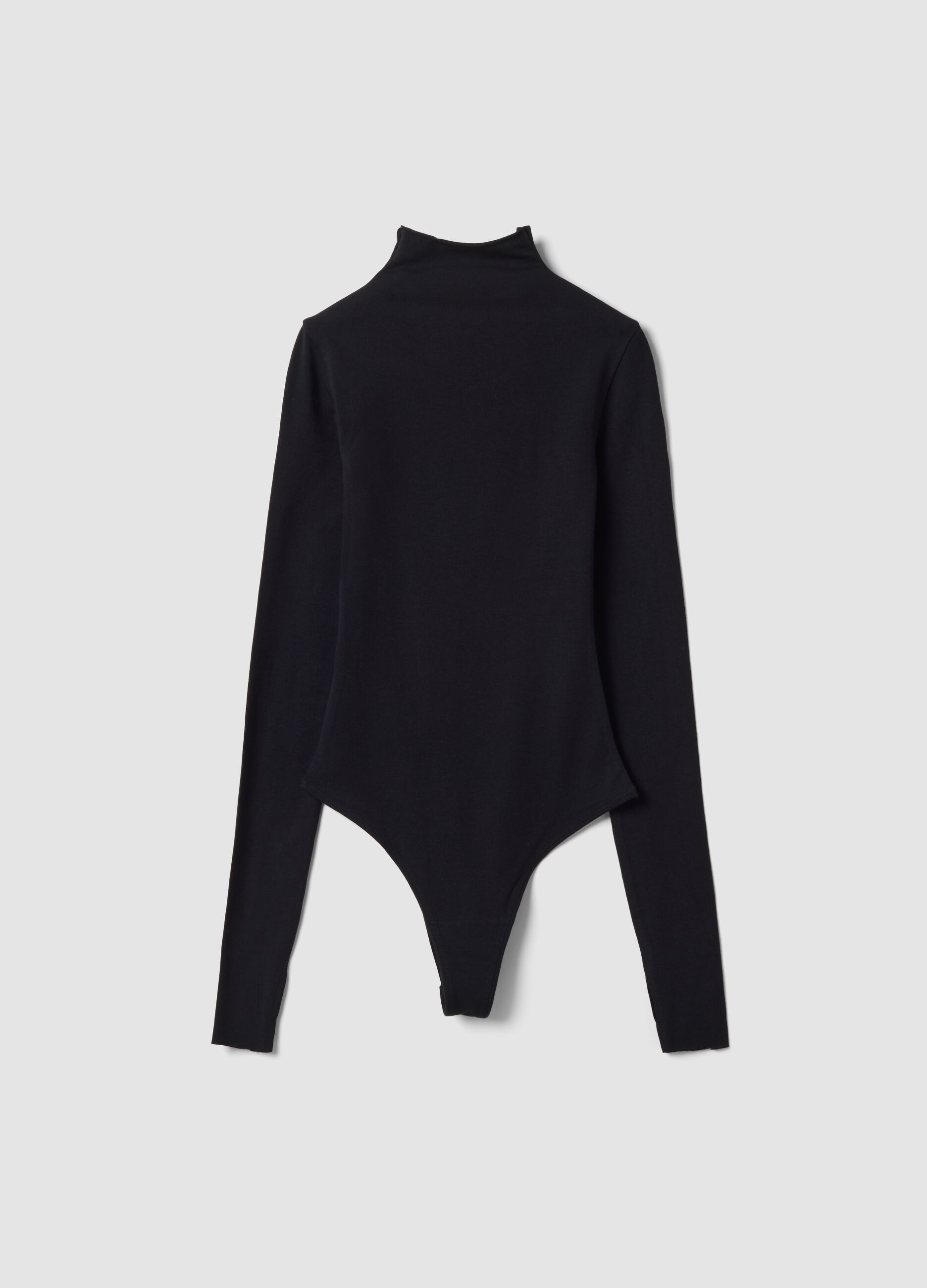 Mock-Neck Body Black