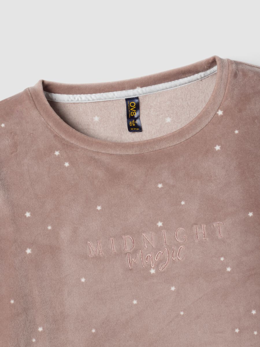 Pink stretch crew-neck top_5